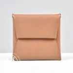 Porte-monnaie Bastia en cuir Gold - Hermes Dressingment Votre