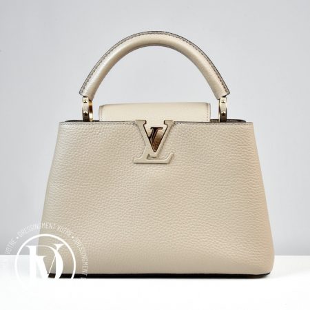 Sac Capucines BB en cuir Galet - Louis Vuitton Dressingment Votre