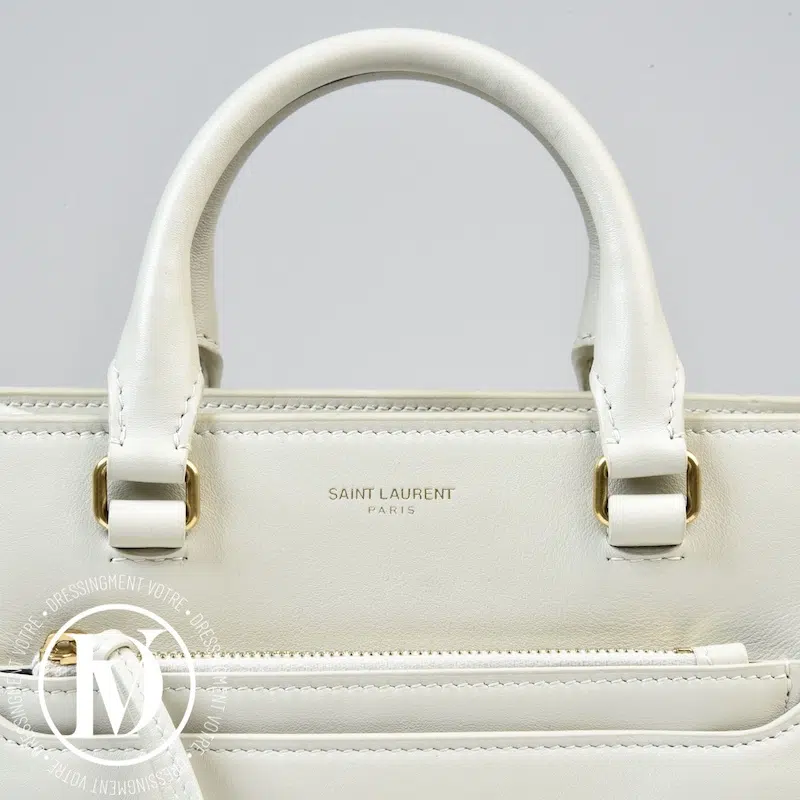 Sac East Side en cuir crème - Saint Laurent Sac East Side en cuir crème - Saint Laurent – Image 3