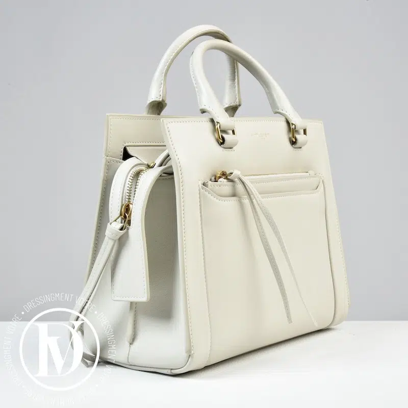 Sac East Side en cuir crème - Saint Laurent Sac East Side en cuir crème - Saint Laurent – Image 4