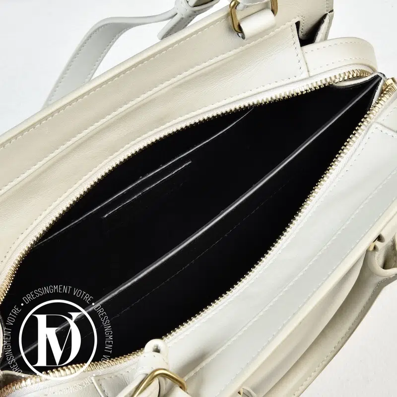 Sac East Side en cuir crème - Saint Laurent Sac East Side en cuir crème - Saint Laurent – Image 9