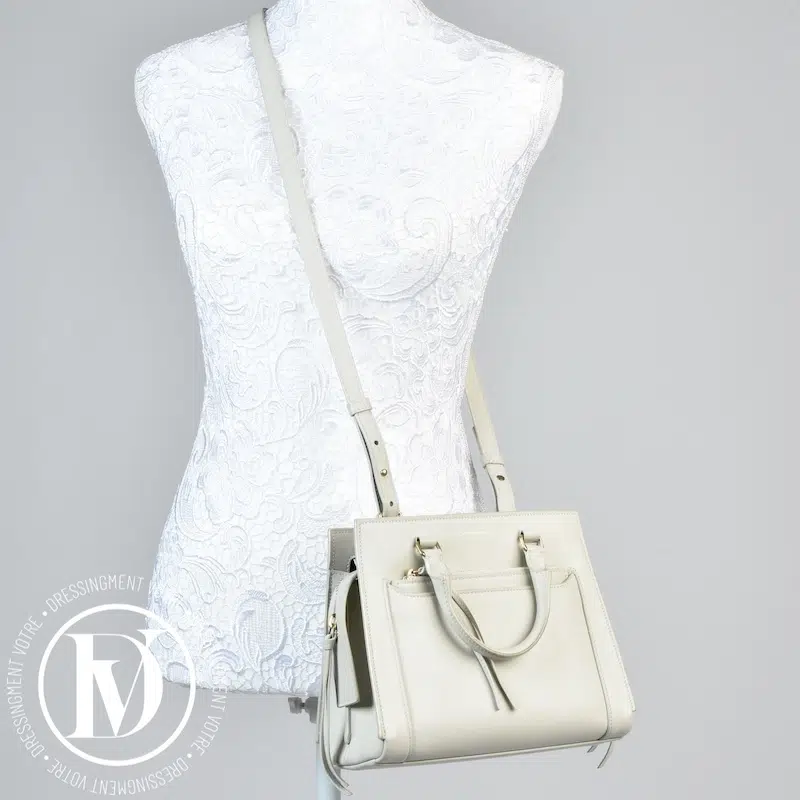 Sac East Side en cuir crème - Saint Laurent Sac East Side en cuir crème - Saint Laurent – Image 2