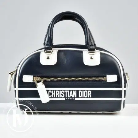 Sac DiorVibe mini en cuir bleu - Dior Sac DiorVibe mini en cuir bleu - Dior Dressingment Votre