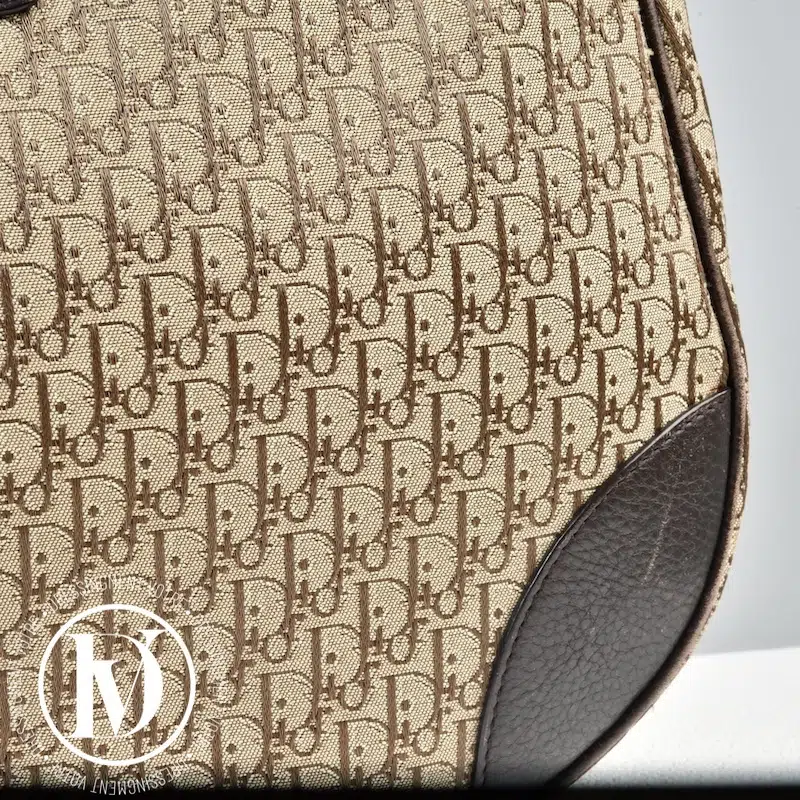 Sac Hobo vintage DiorOblique marron - Dior Sac Hobo vintage DiorOblique marron - Dior – Image 3