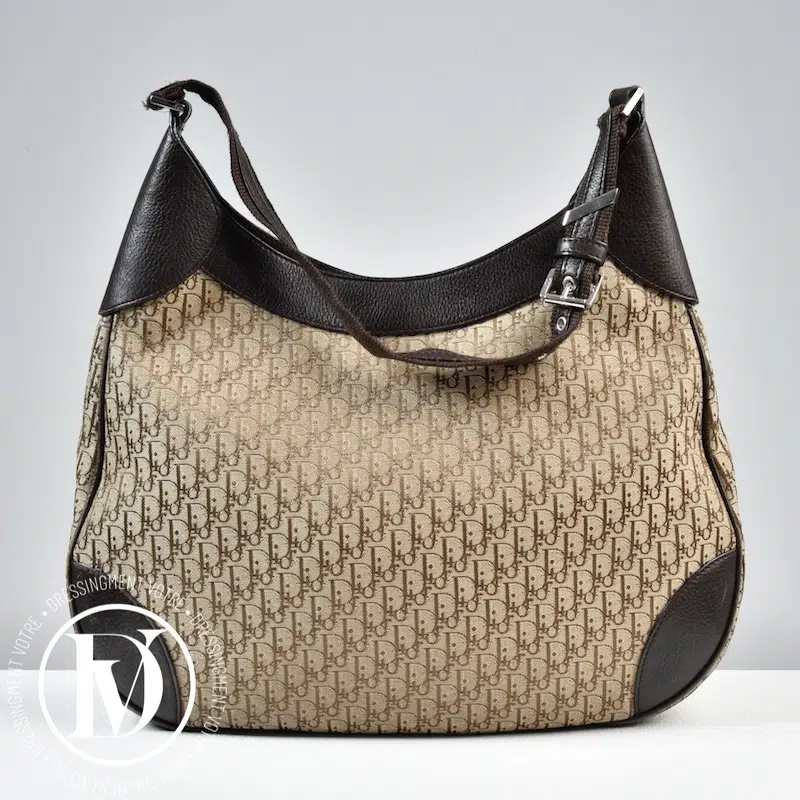 Sac Hobo vintage DiorOblique marron - Dior Sac Hobo vintage DiorOblique marron - Dior – Image 5