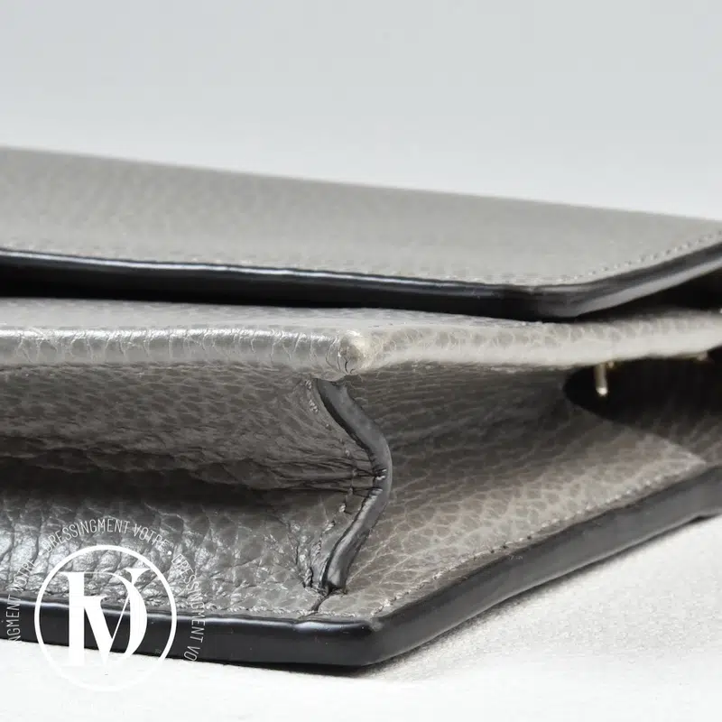 Sac WOC Interlocking en cuir gris - Gucci Sac WOC Interlocking en cuir gris - Gucci – Image 7
