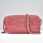 Sac WOC denim rose - Chanel Dressingment Votre