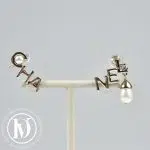 Boucles d'oreilles CHA-NEL métal doré - Chanel Dressingment Votre