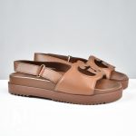 Sandales GG en cuir tan p.38,5 - Gucci Dressingment Votre