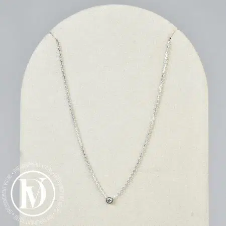 Collier PM Solitaire Cartier d'Amour or blanc - Cartier Collier PM Solitaire Cartier d'Amour or blanc - Cartier Dressingment Votre