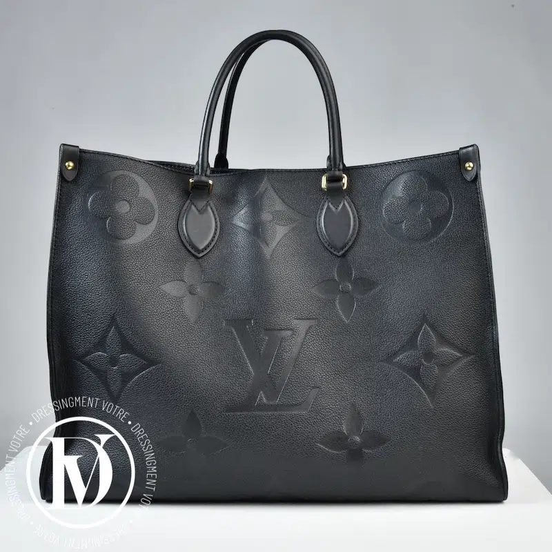 Cabas Onthego GM Monogram Empreinte noir - Louis Vuitton Cabas Onthego GM Monogram Empreinte noir - Louis Vuitton