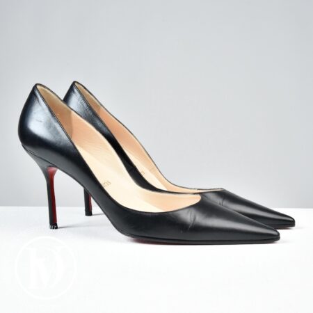 Escarpins Décoltissimo 100 en cuir noir p.39 - Christian Louboutin