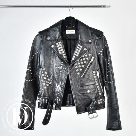 Perfecto en cuir noir t.34 - Saint Laurent