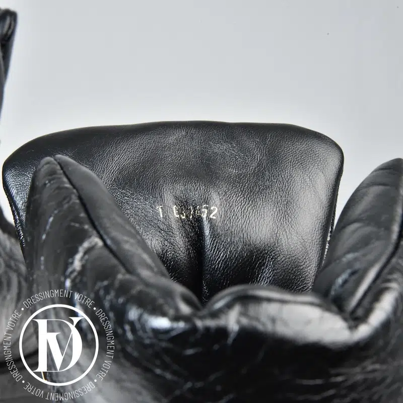 Bottines en cuir noir p.37,5 - Chanel Bottines en cuir noir p.37,5 - Chanel – Image 5