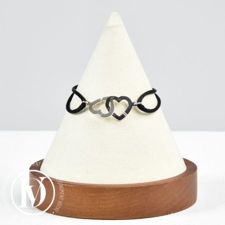 Bracelet Double Coeurs R13 en or blanc - Dinh Van