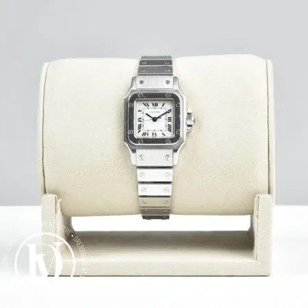 Montre Santos Galbée PM automatique en acier - Cartier