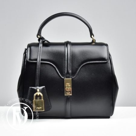 Sac 16 mini modèle en cuir noir - Céline