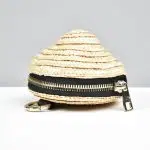 Porte-monnaie en raphia "Anna" - Maison Michel Dressingment Votre