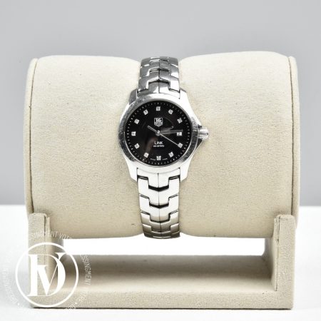 Montre Lady Link 27mm en acier & diamants - Tag Heuer