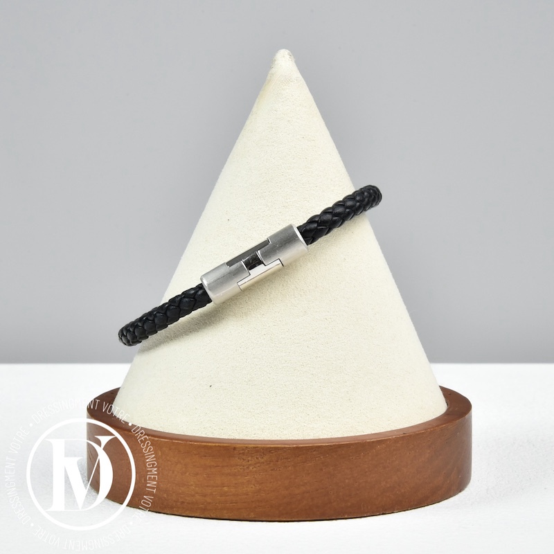 Bracelet Puzzle H noir t.4 - Hermès Dressingment Votre