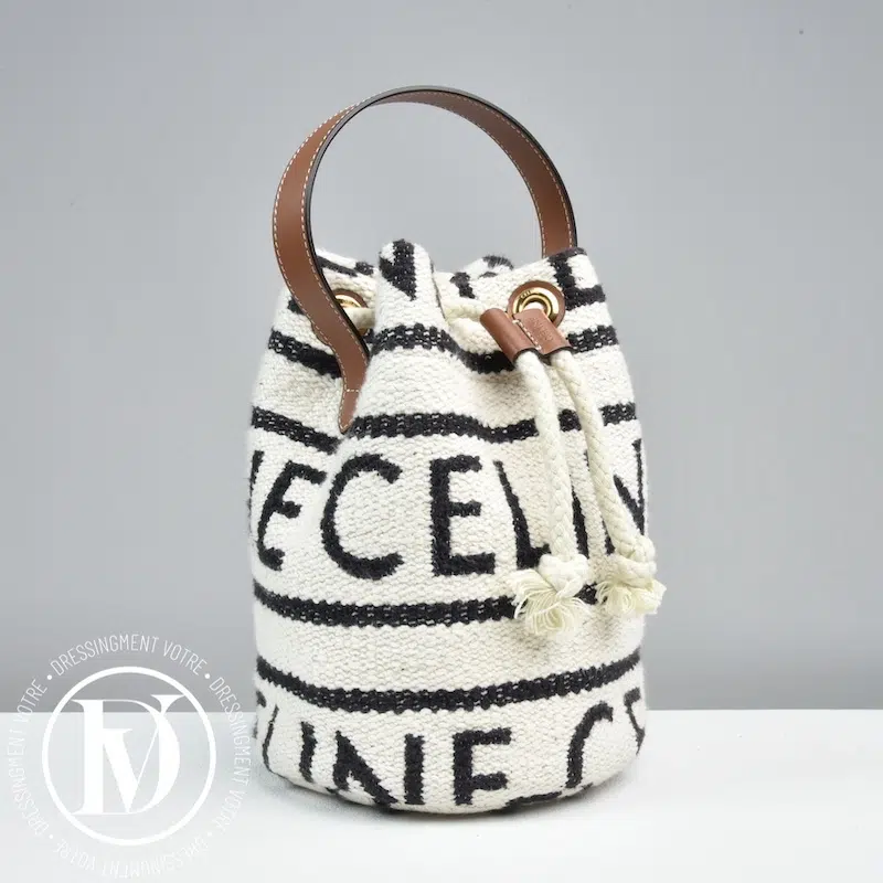 Sac seau Teen textile - Céline Sac seau Teen textile - Céline – Image 2