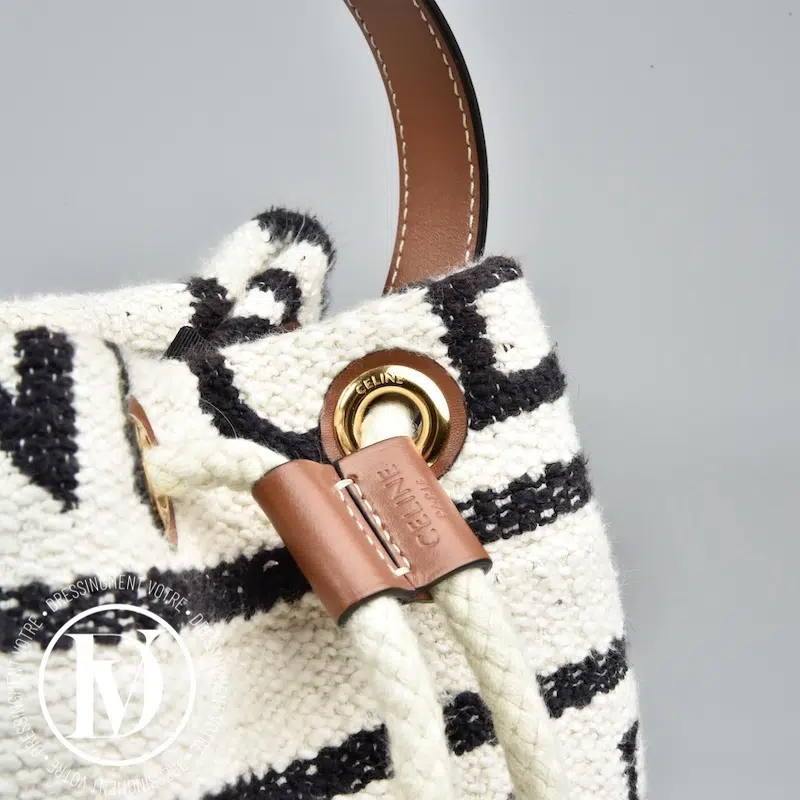 Sac seau Teen textile - Céline Sac seau Teen textile - Céline – Image 3