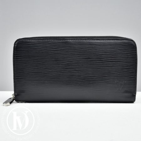 Portefeuille Zippy en cuir épi noir - Louis Vuitton