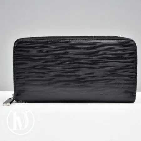 Portefeuille Zippy en cuir épi noir - Louis Vuitton