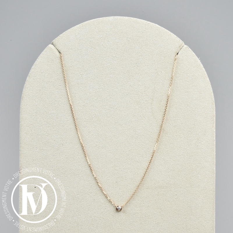 Collier Cartier d'Amour mini modèle en or rose - Cartier Dressingment Votre