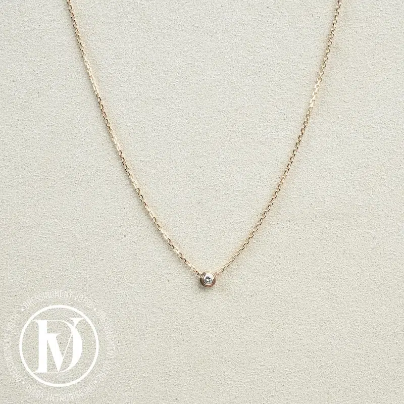 Collier Cartier d'Amour mini modèle en or rose - Cartier Collier Cartier d'Amour mini modèle en or rose - Cartier – Image 3