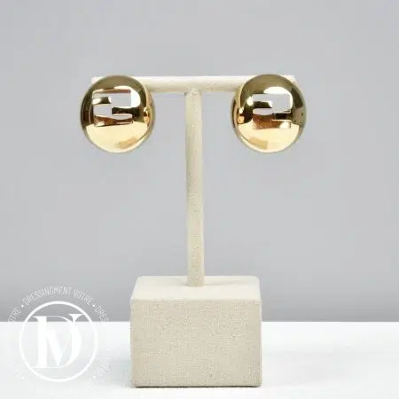 Boucles d’oreilles Sphera en métal doré - Fendi