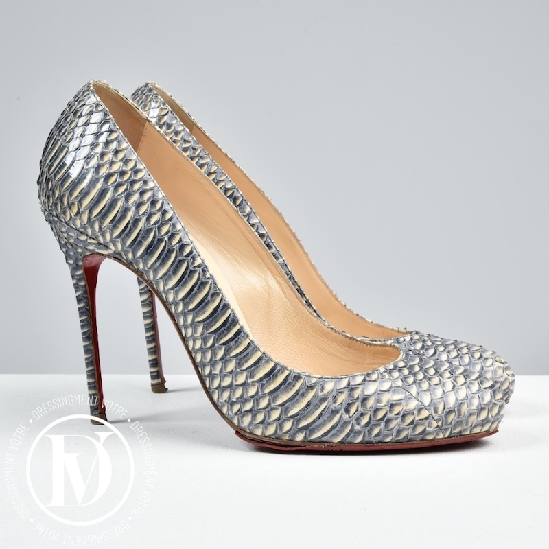 Escarpins Fifi 100 python p.38 - Christian Louboutin Dressingment Votre