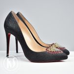 Escarpins Coralta Mia Heart 100 noir p.37,5 - Christian Louboutin Dressingment Votre