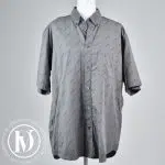 Chemise logotée en coton gris t.39 - Balenciaga Dressingment Votre
