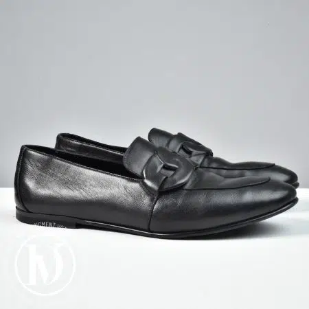 Mocassins Honest en cuir noir p.38 - Hermès