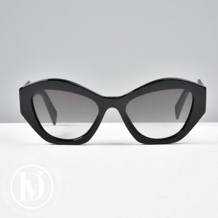 Lunettes de soleil en acétate noir - Prada