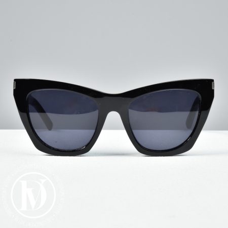 Lunettes de soleil en acétate noir - Saint Laurent