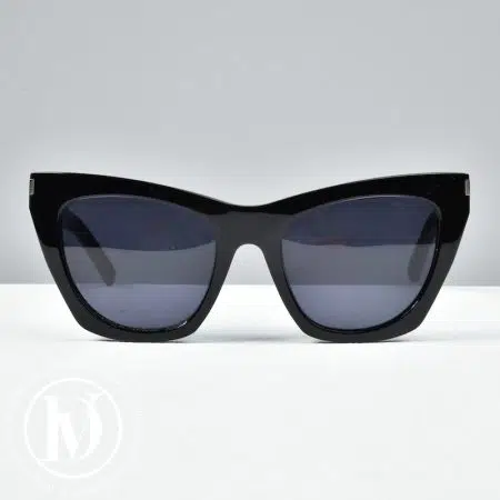 Lunettes de soleil en acétate noir - Saint Laurent