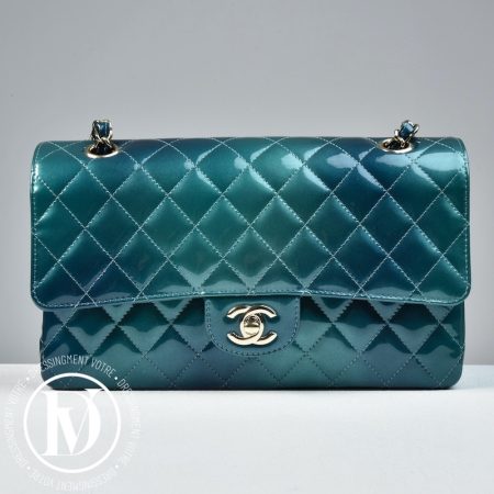 Timeless Tie en Dye en cuir vernis - Chanel