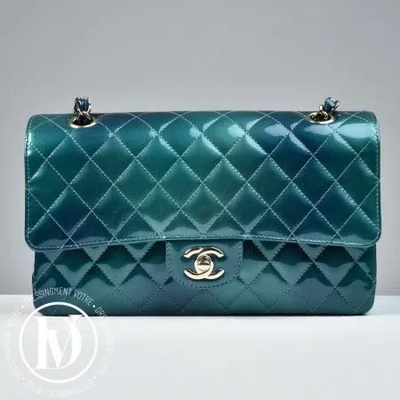 Timeless Tie en Dye en cuir vernis - Chanel