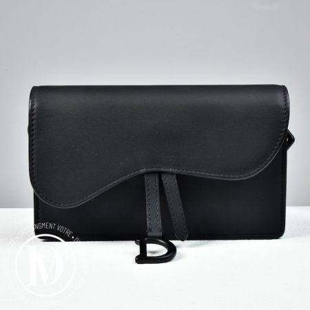 Pochette ceinture Saddle full black - Dior