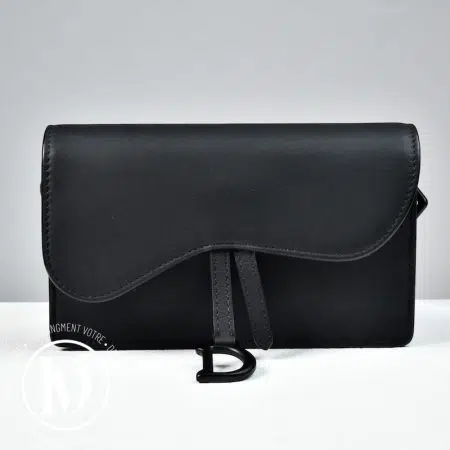 Pochette ceinture Saddle full black - Dior