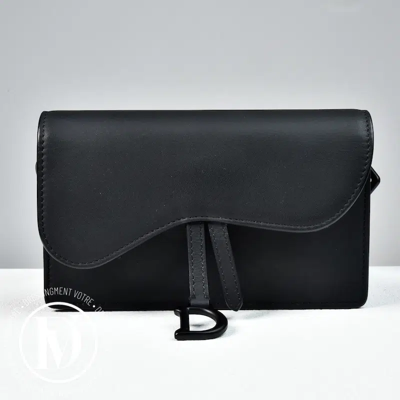 Pochette ceinture Saddle full black - Dior Pochette ceinture Saddle full black - Dior