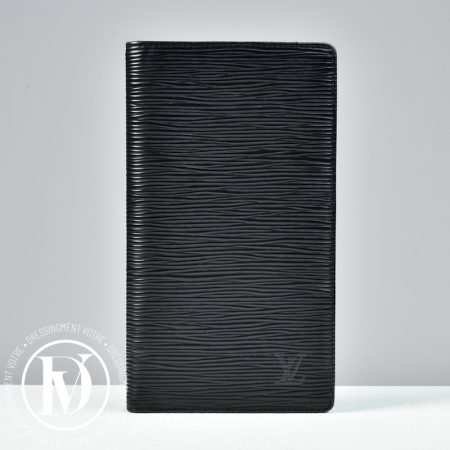Porte-chéquier en cuir épi noir - Louis Vuitton