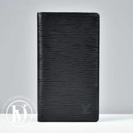 Porte-chéquier en cuir épi noir - Louis Vuitton