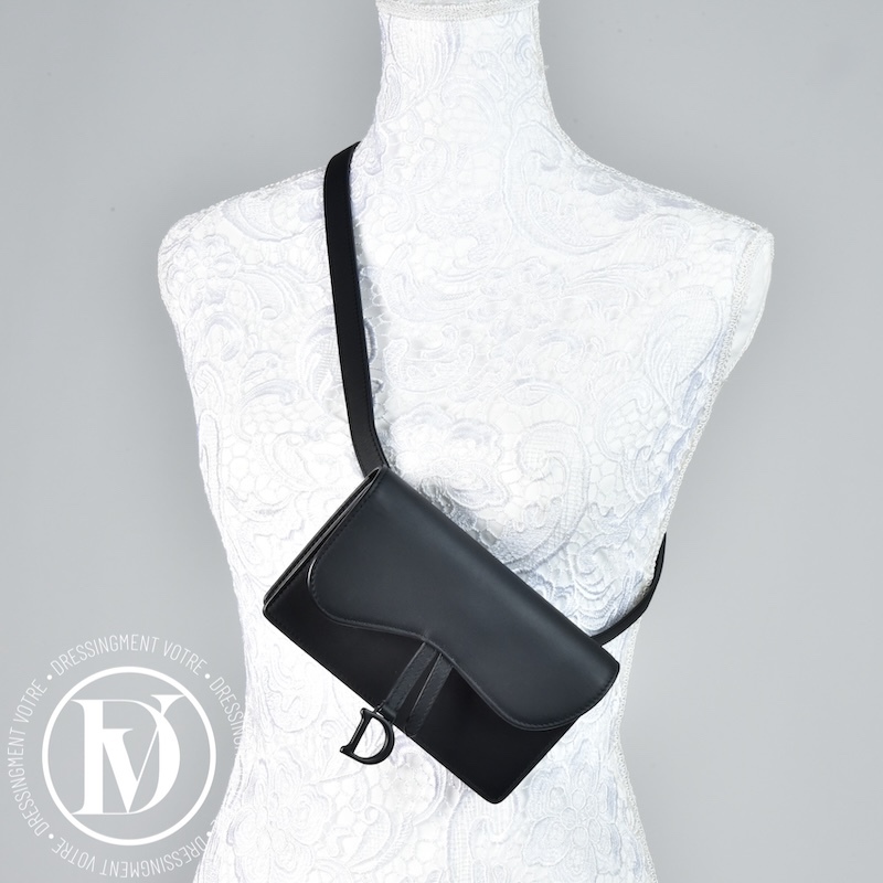 Pochette ceinture Saddle full black - Dior Pochette ceinture Saddle full black - Dior – Image 3