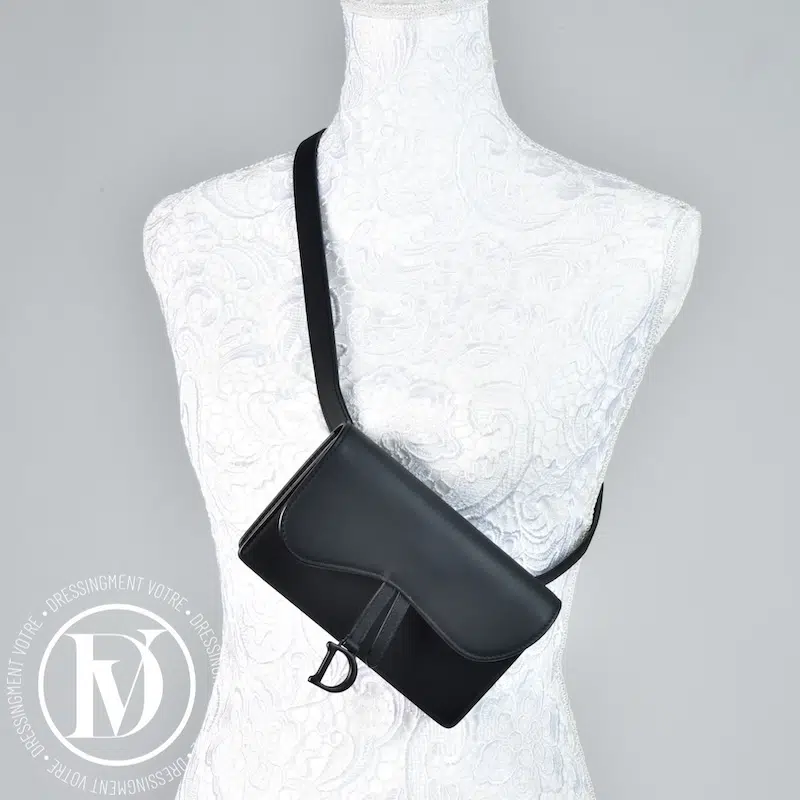Pochette ceinture Saddle full black - Dior Pochette ceinture Saddle full black - Dior – Image 3