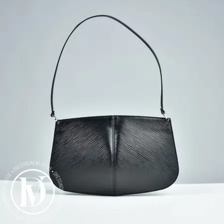 Petit sac Demi Lune en cuir épi noir - Louis Vuitton