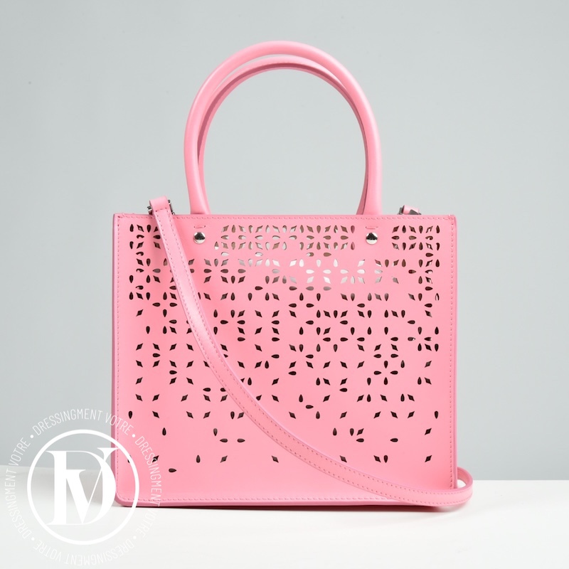 Sac Garance 16 en cuir rose - Alaïa Sac Garance 16 en cuir rose - Alaïa – Image 3