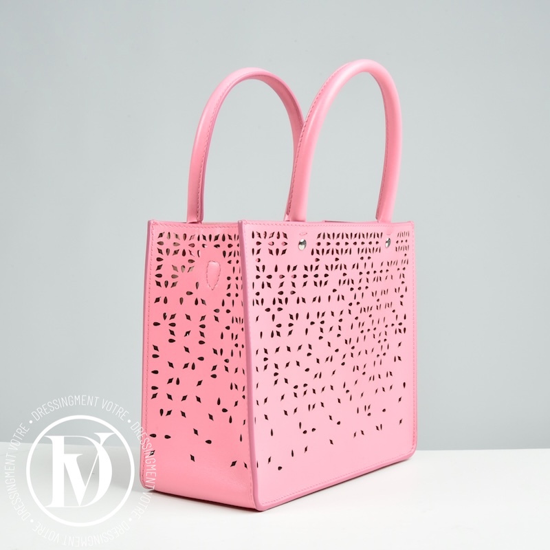 Sac Garance 16 en cuir rose - Alaïa Sac Garance 16 en cuir rose - Alaïa – Image 4